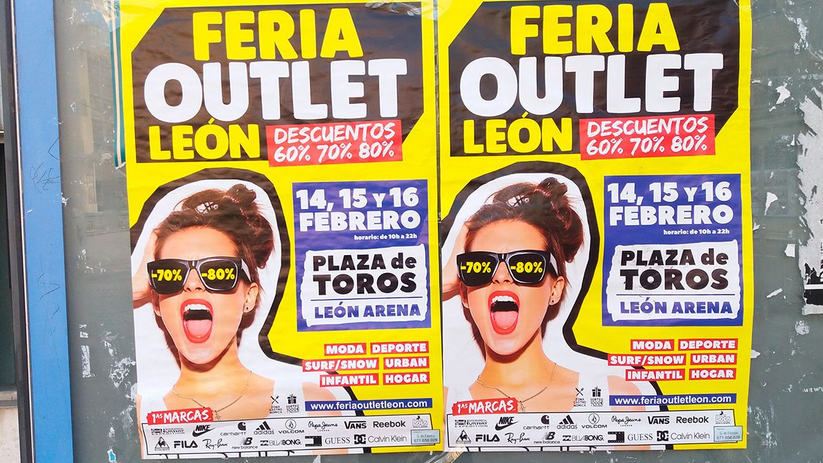Corteza correr Asociación El comercio de León pide vigilar que la Feria Outlet cumple las normas