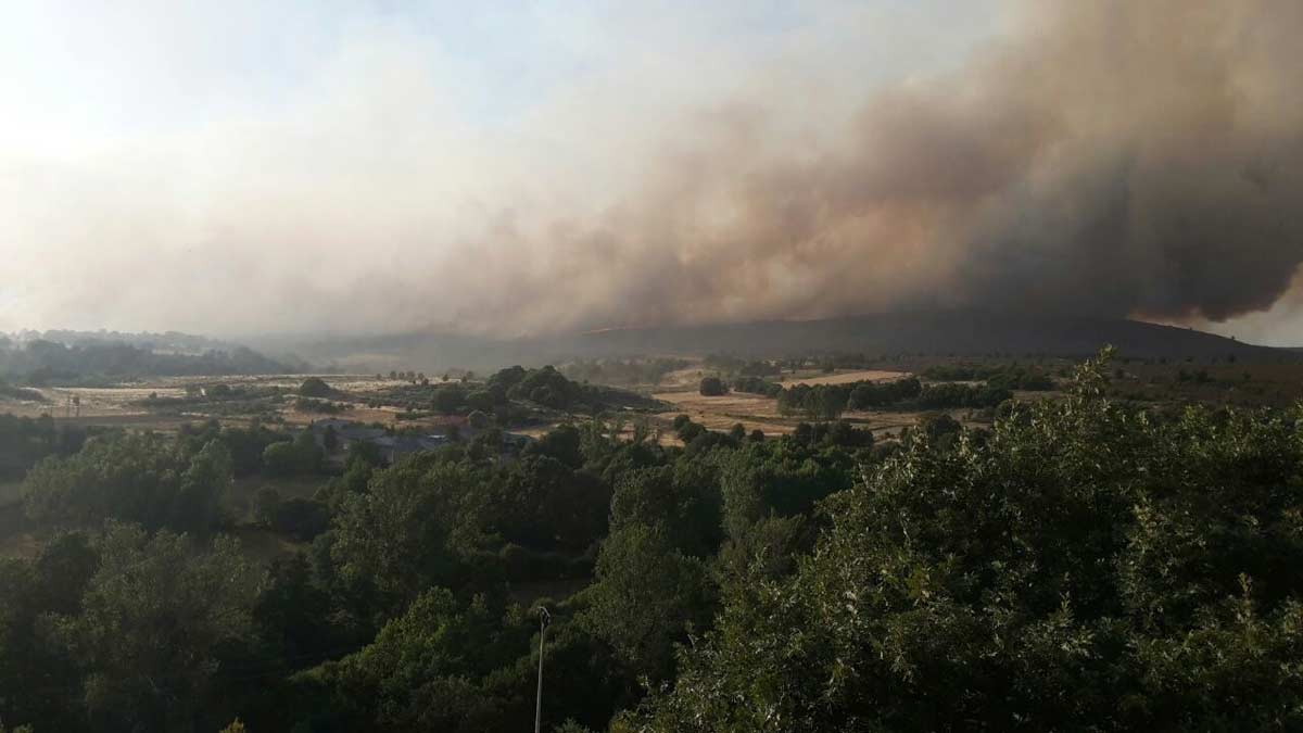 El incendio de La Cepeda se inició el pasado lunes.