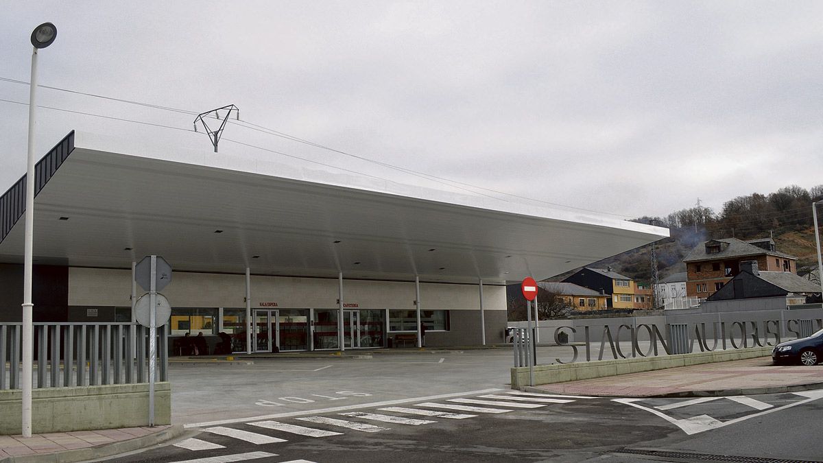 Imagen de las instalaciones de la estación de autobuses de Bembibre. | M.I.