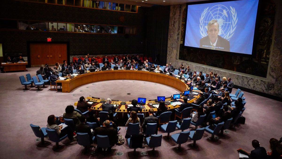 Imagen de archivo de una reunión del Consejo de Seguridad de la ONU. | E.P.