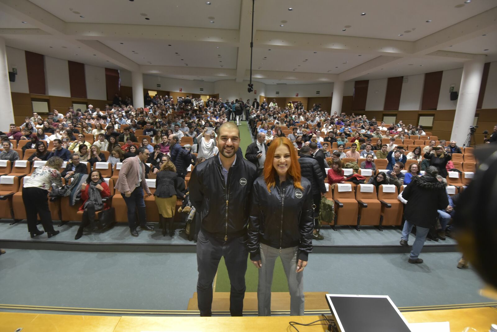 Los dos egresados de la ULE volvieron al Campus de Vegazana el 15 de diciembre del pasado año.