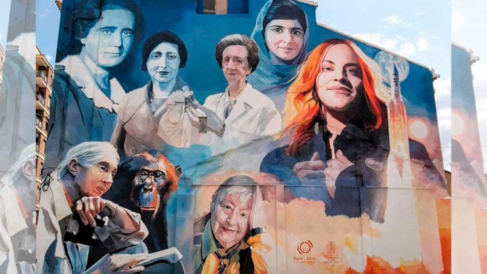 Sara García es protagonista de un mural en la provincia de Alicante que fue inaugurado en mayo.