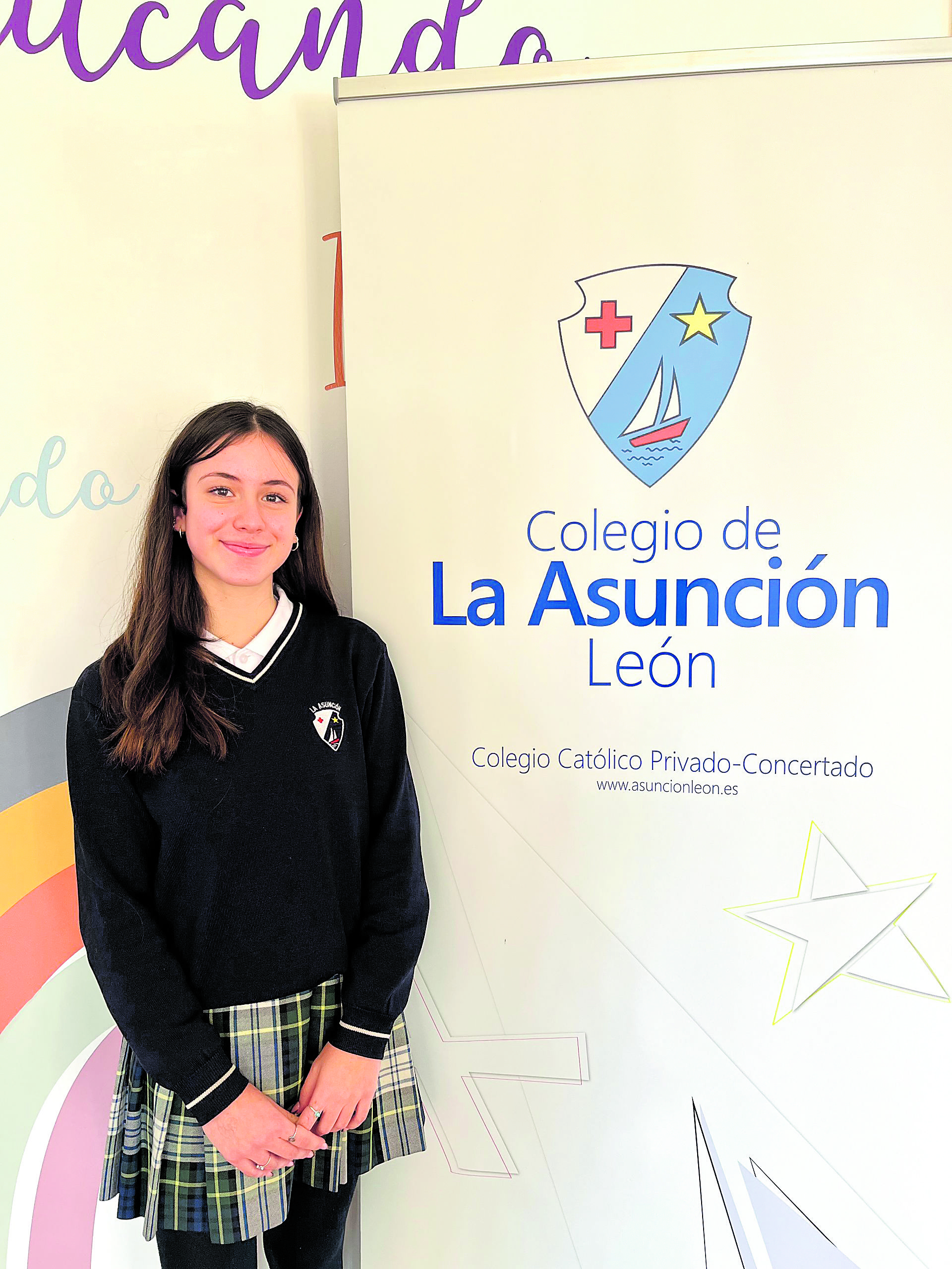 Sofía Rodríguez, alumna de La Asunción, podrá estudiar el próximo año en EEUU o Canadá. | L.N.C.