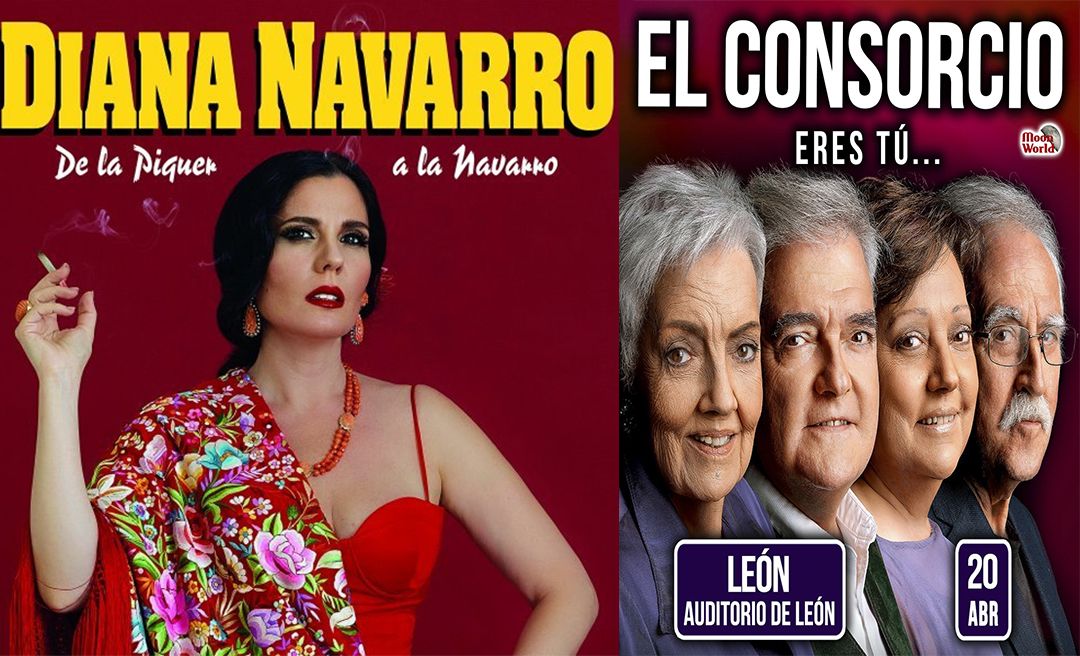 Diana Navarro y El Consorcio pasarán por León.