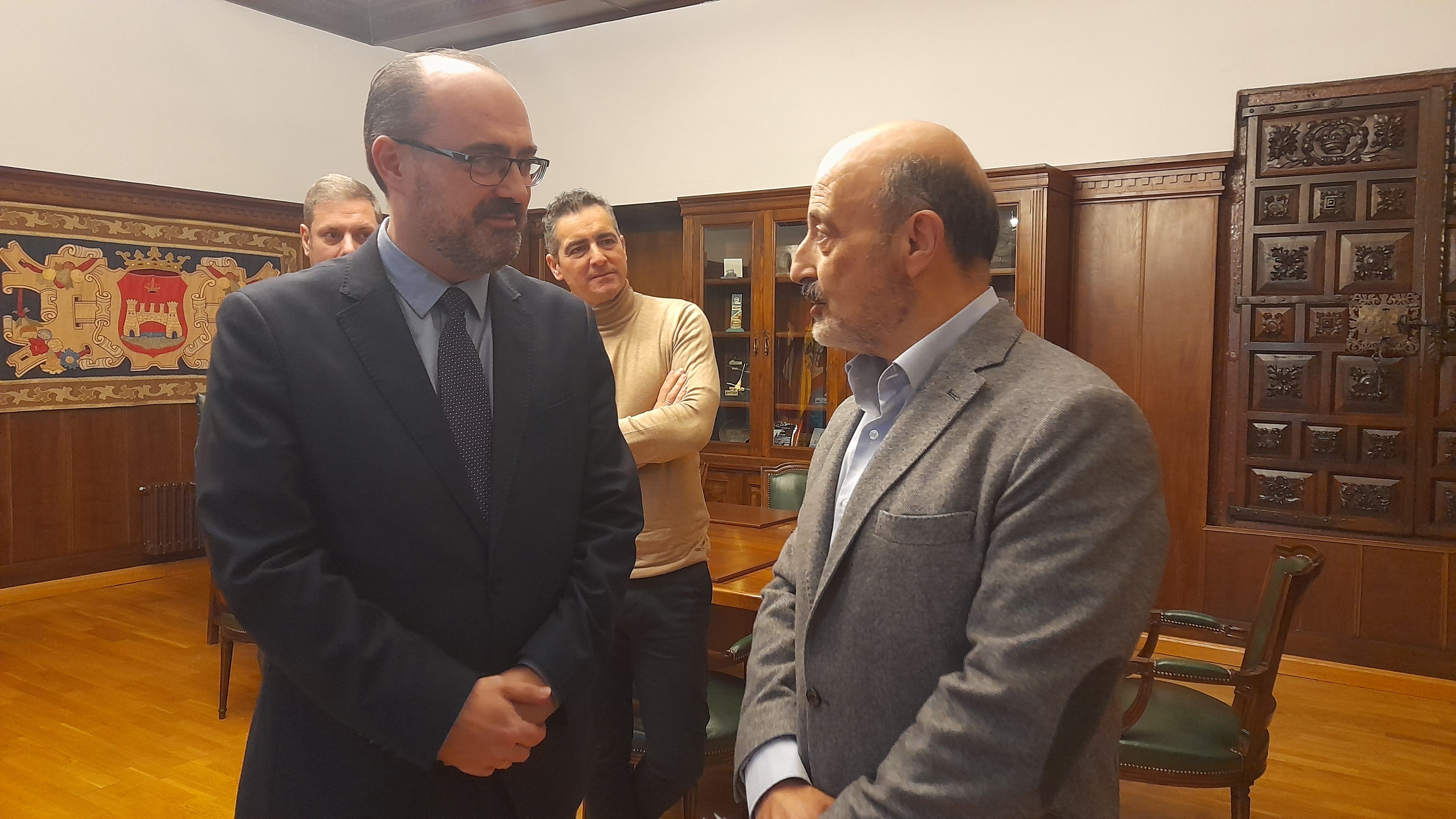 Visita del presidente de la CHMS a Ponferrada. | MAR IGLESIAS