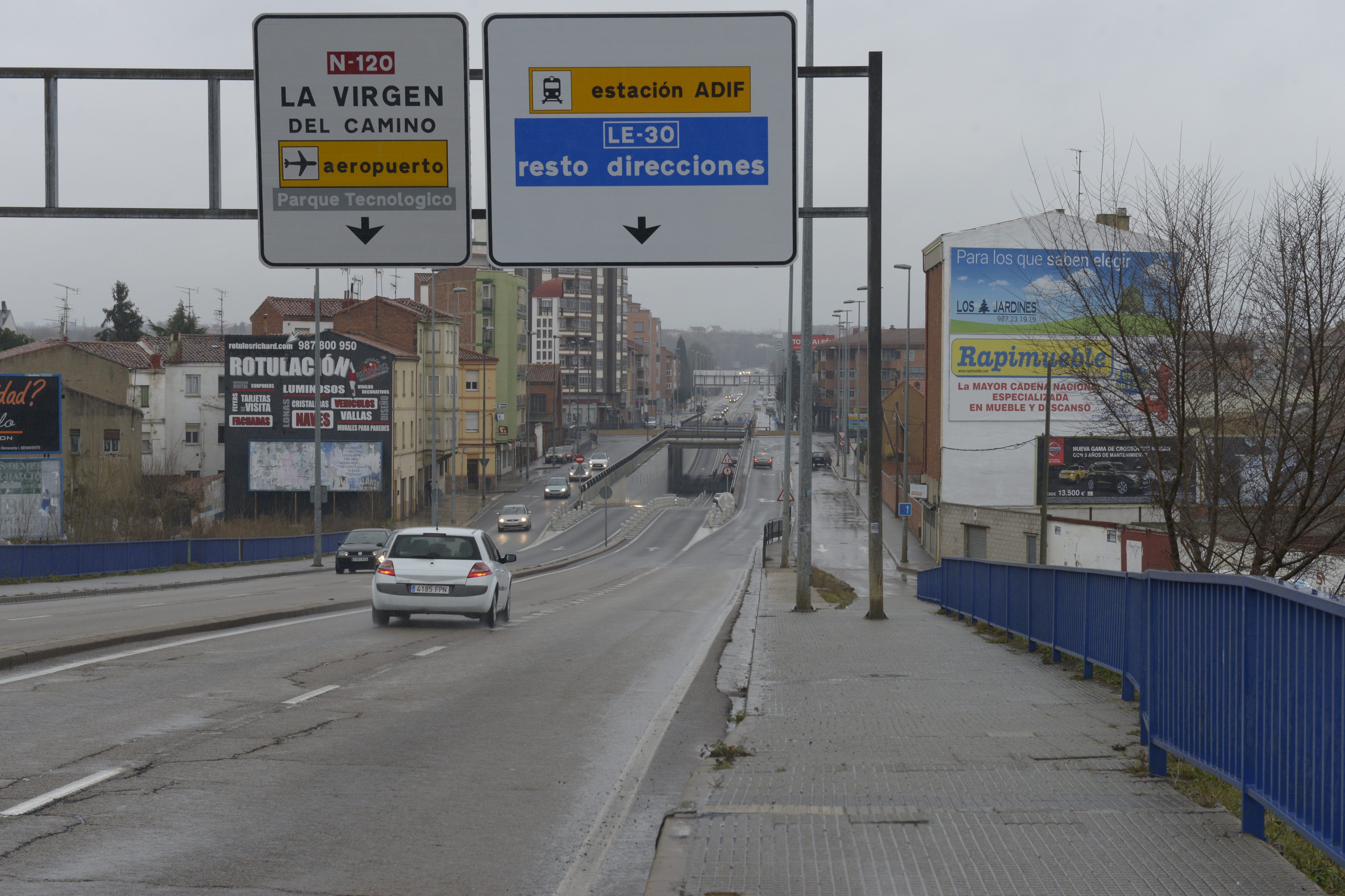 El nuevo carril bici arrancará tras superar el cruce de Michaisa. | MAURICIO PEÑA