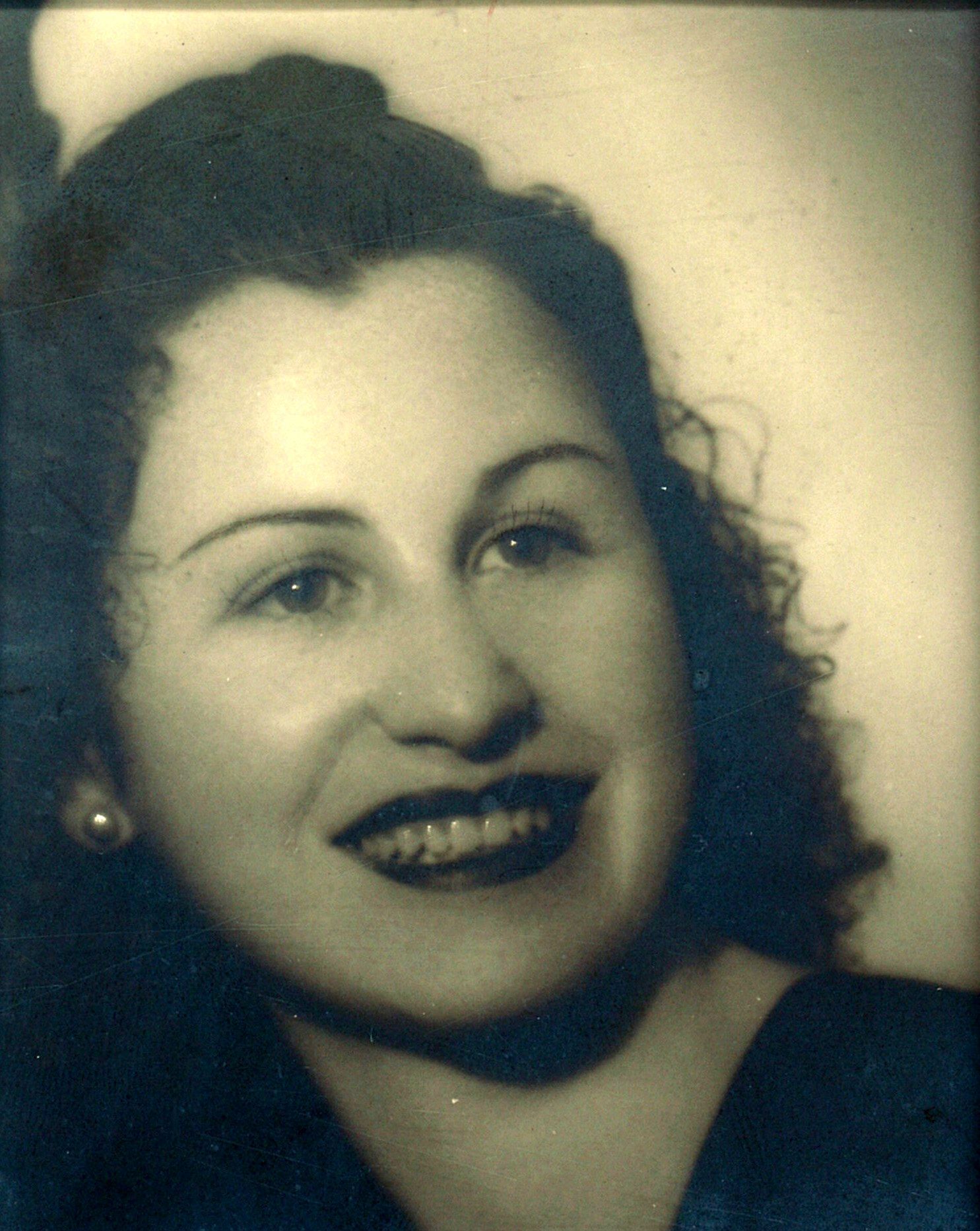 Eva el día de su boda en 1941.