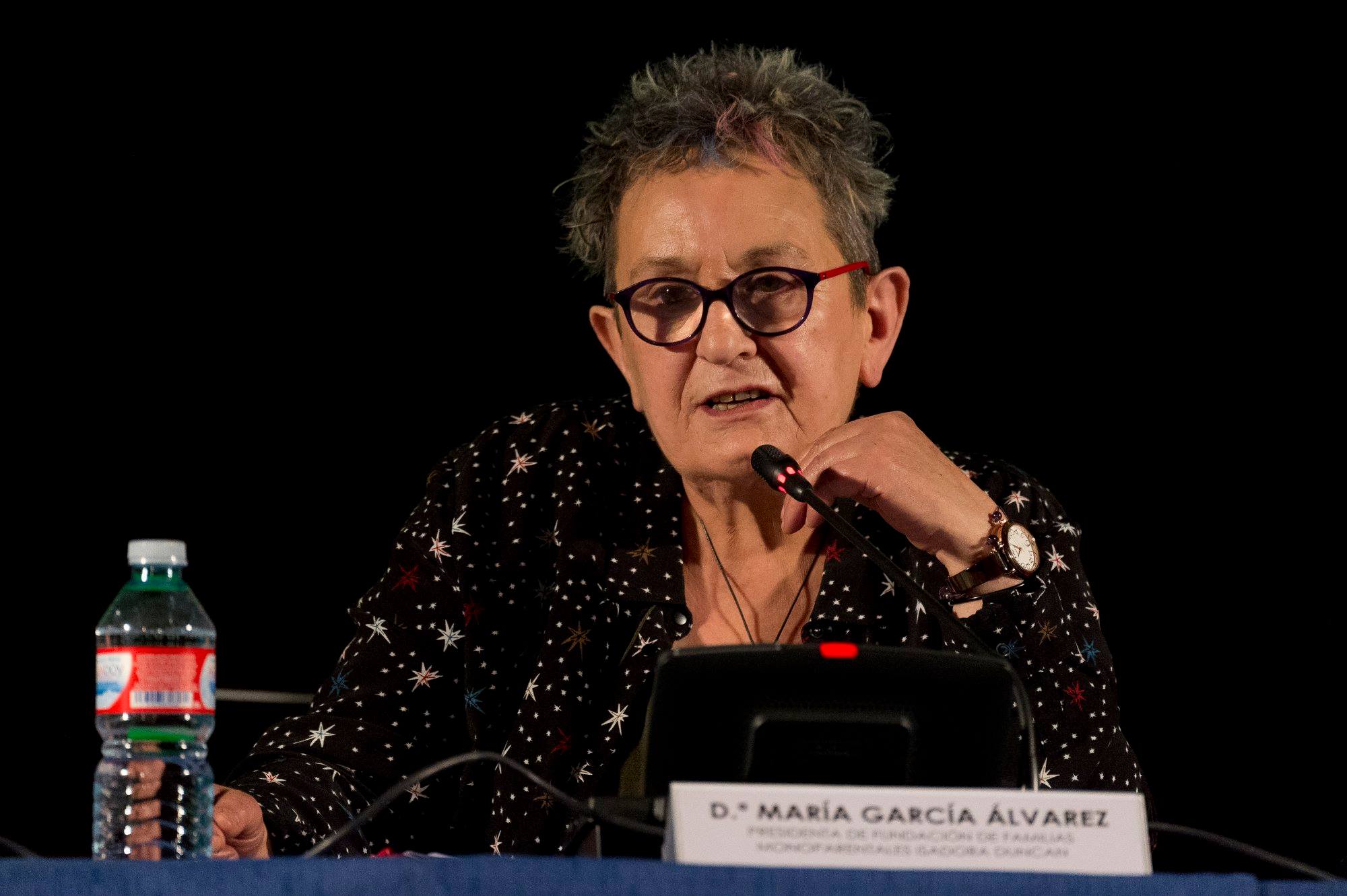 La presidenta de la Fundación Isidora Duncan, María García Álvarez. | JUAN NAHARRO