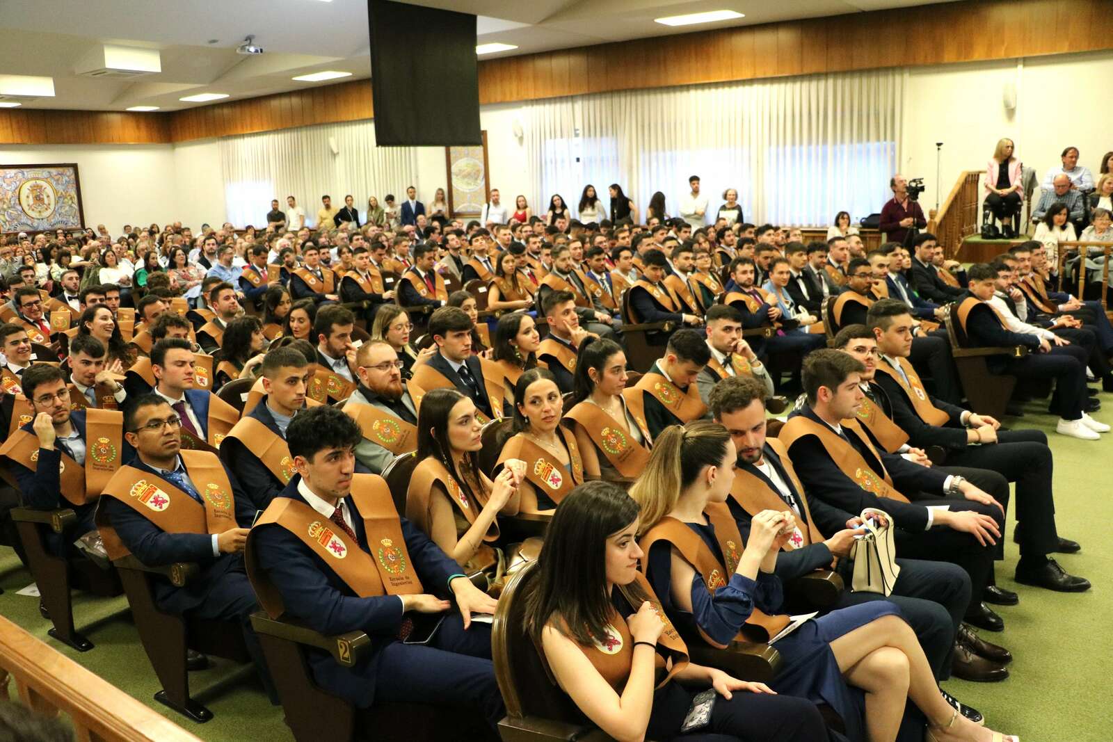 Estudiantes de la ULE en una imagen de archivo, de la graduación de Ingenierías. | L.N.C.