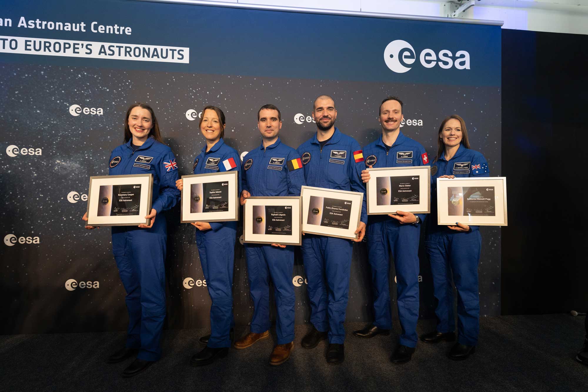 Promoción de astronautas de la ESA 2022. | ESA