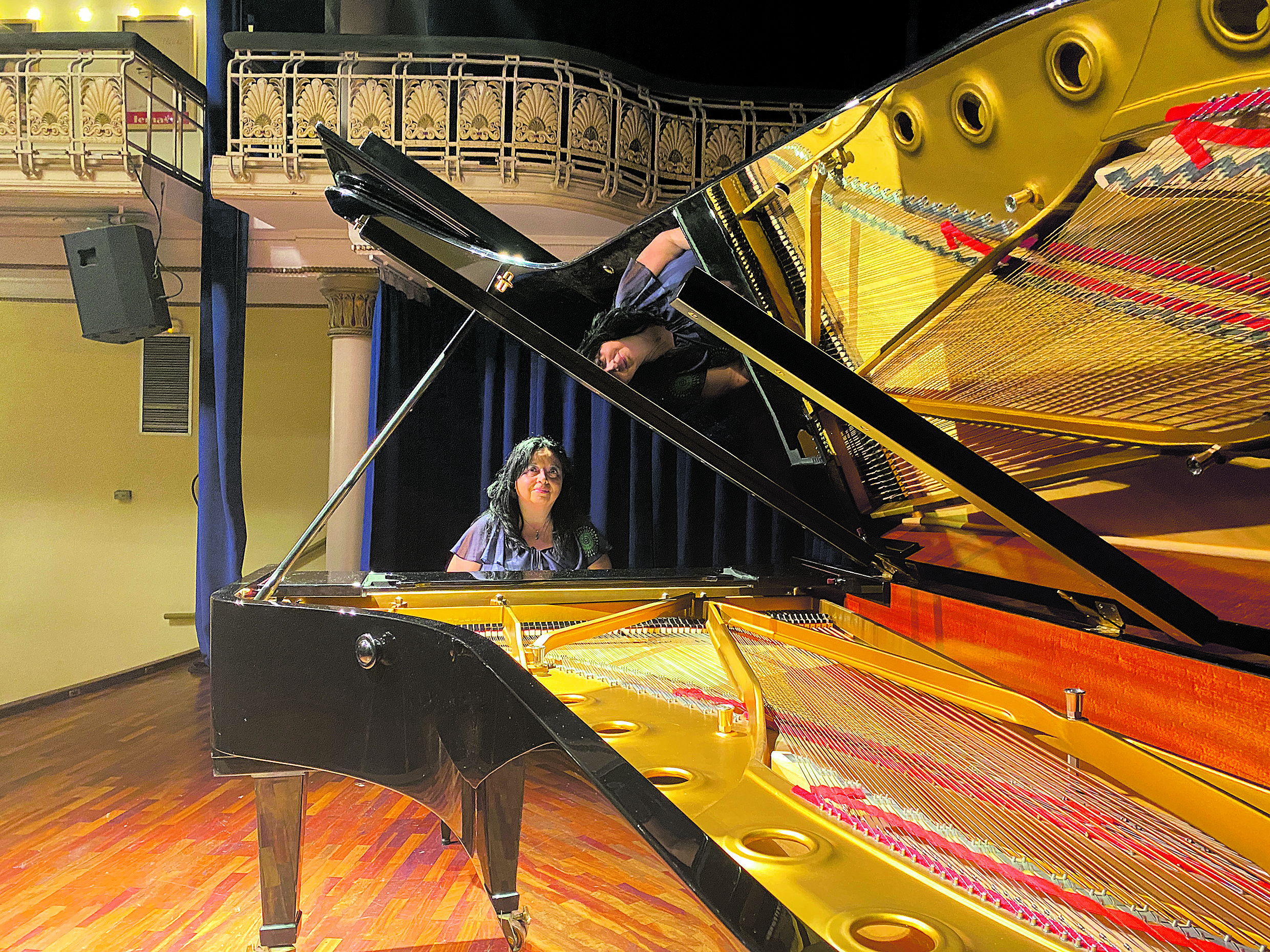 La pianista y musicóloga leonesa Raquel del Val.