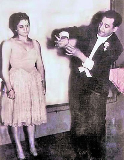 Kaniska junto a su esposa, Nieves. | L.N.C.