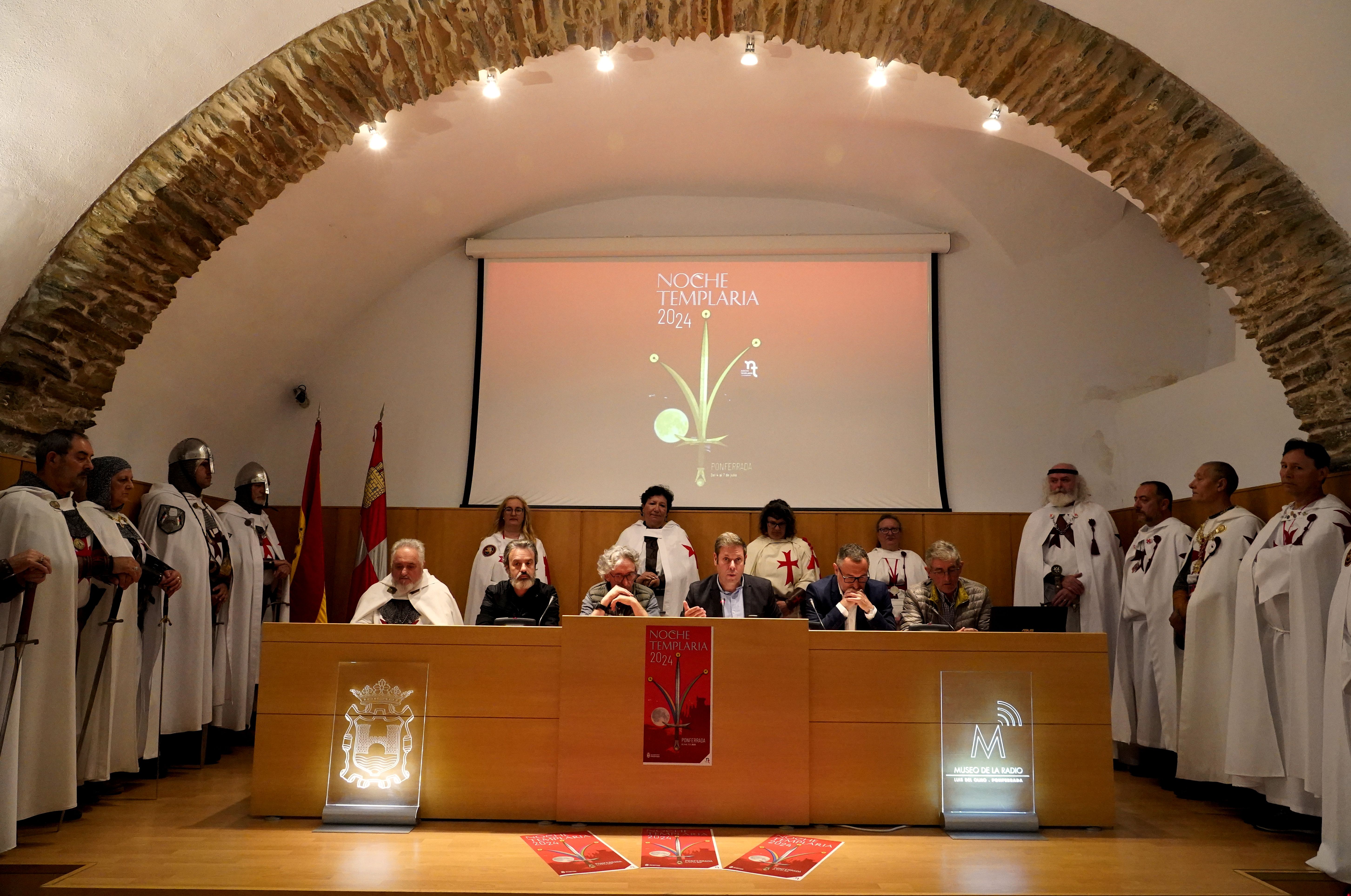 Presentación del programa de la Noche Templaria de Ponferrada. | César Sánchez (Ical)