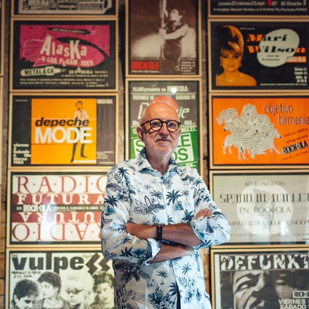 Lorenzo Rodríguez fue el resposable de la sala Rock-Ola y propietario de la colección de carteles que se exponen en Santa Colomba. | CLUB 45