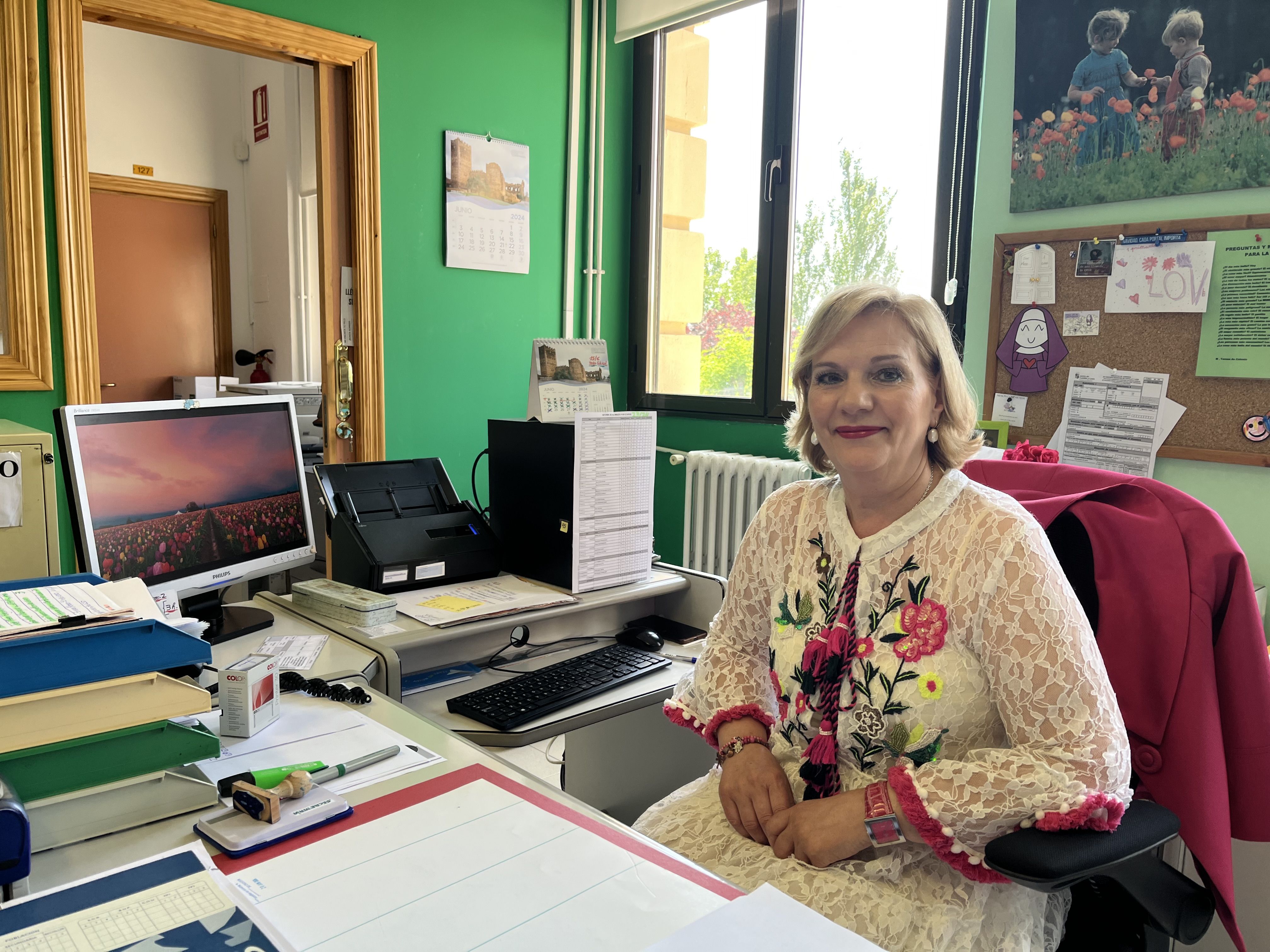 Magdalena Alonso, hasta ahora secretaria en el colegio La Asunción. | L.N.C.