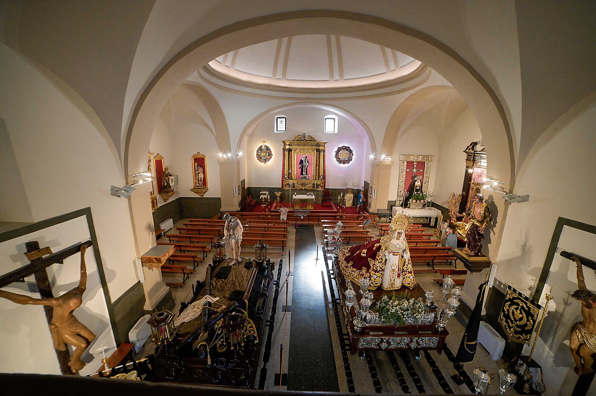 Santa Nonia abre sus puertas al Museo de Verano de Semana Santa. | MAURICIO PEÑA