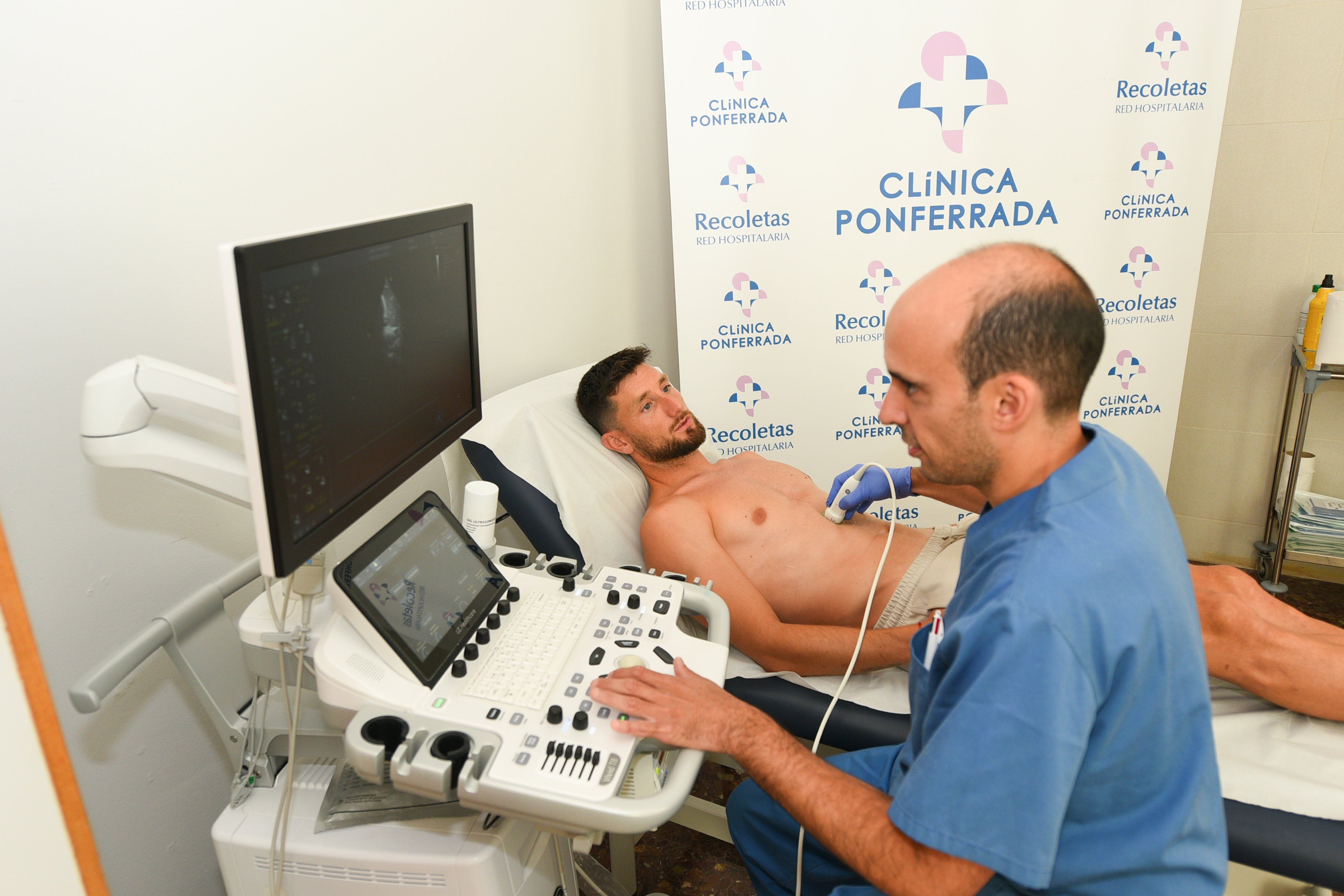 Borja Valle durante los reconocimientos médicos | SDP