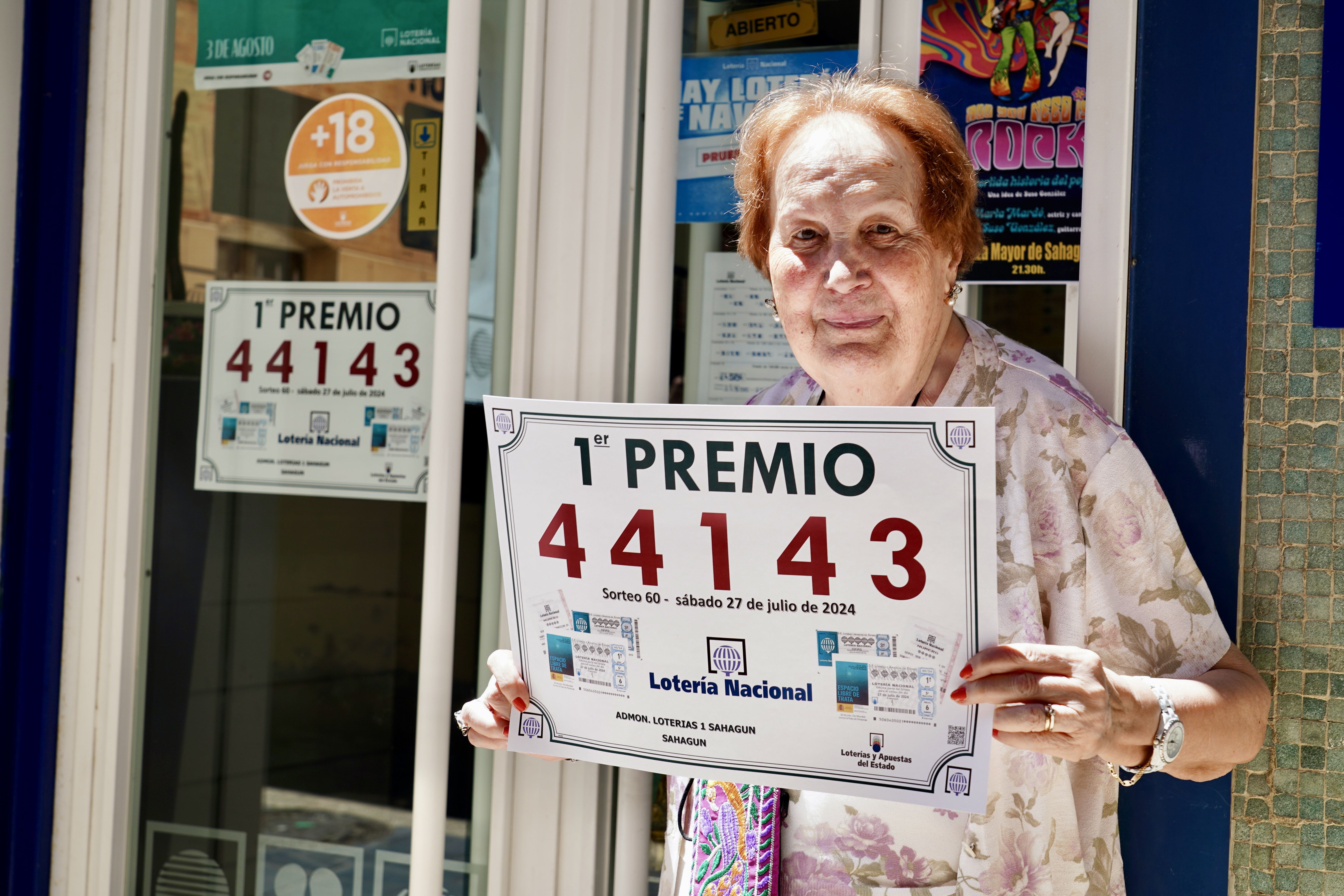 La Lotería Nacional deja un primer premio en Sahagún. |CAMPILLO (ICAL)
