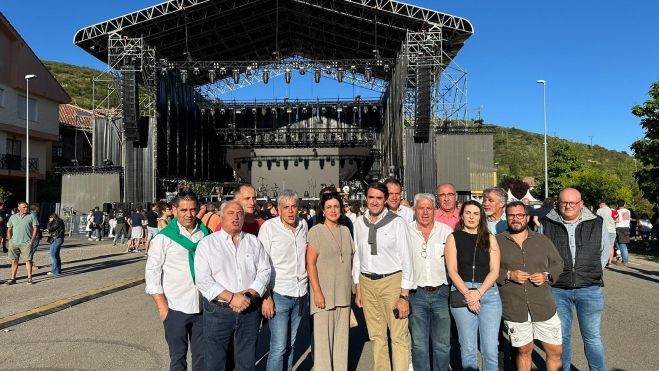 Suárez-Quiñones asisitó al 'Música en la montaña'. | JCYL