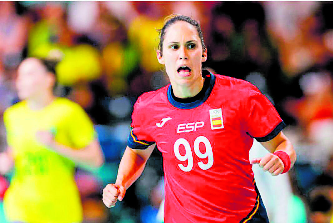 Mireya celebra un gol durante el partido inaugural de los Juegos Olímpicos.  | L.N.C.