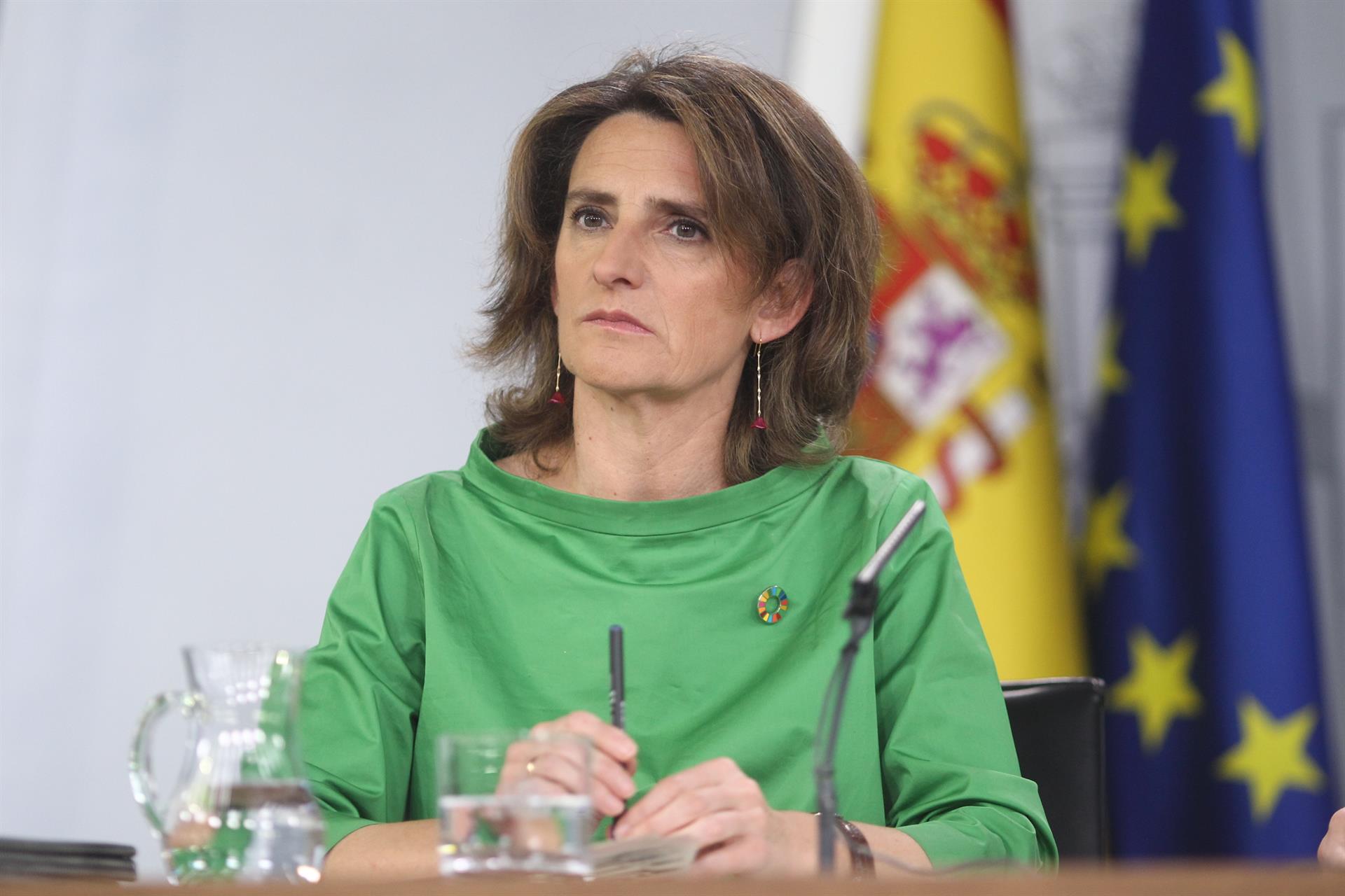 Titular del Ministerio para la Transición Ecológica y el Reto Demográfico, Teresa Ribera. 