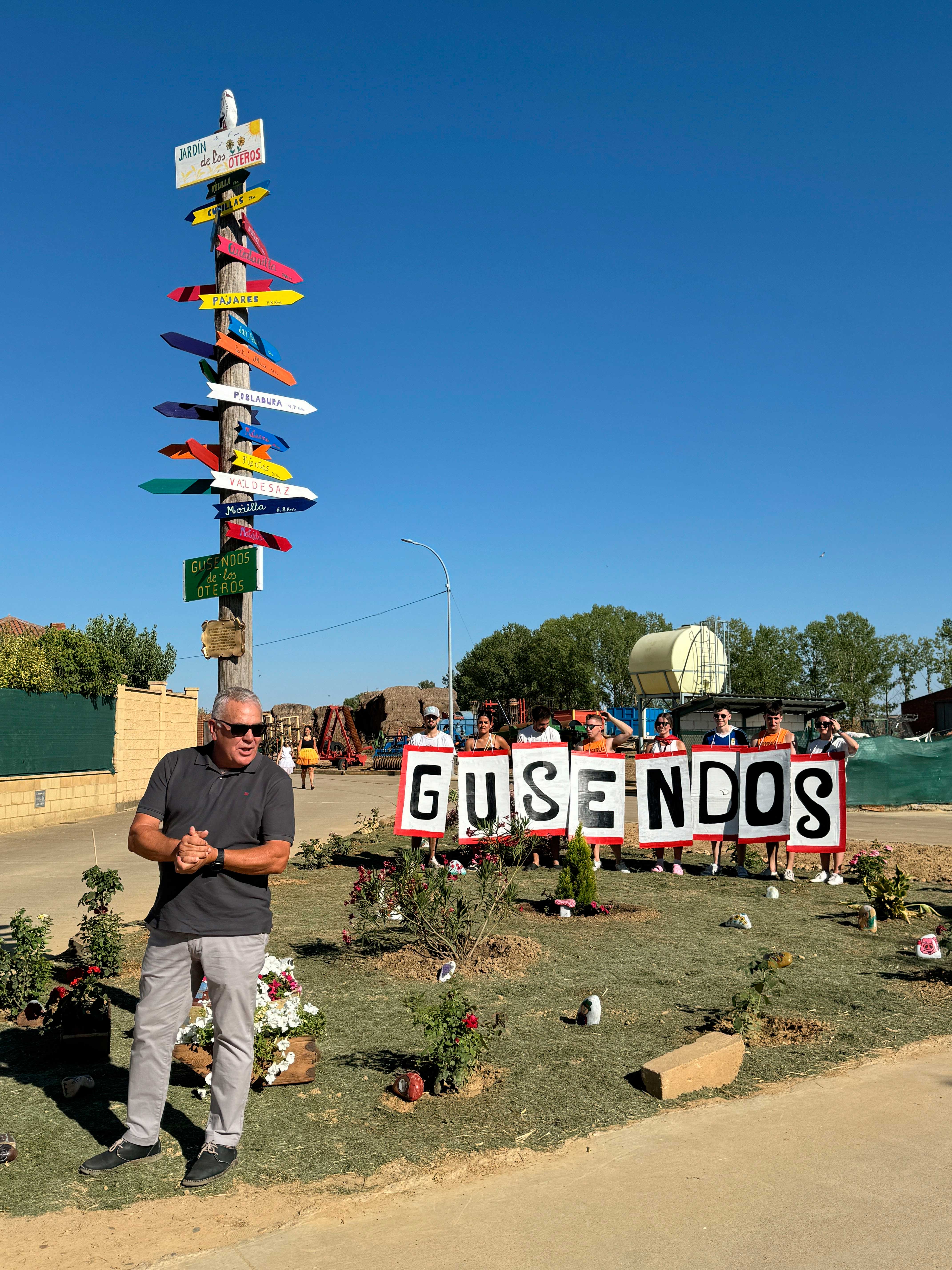 Gusendos inaugura su Jardín de Los Oteros