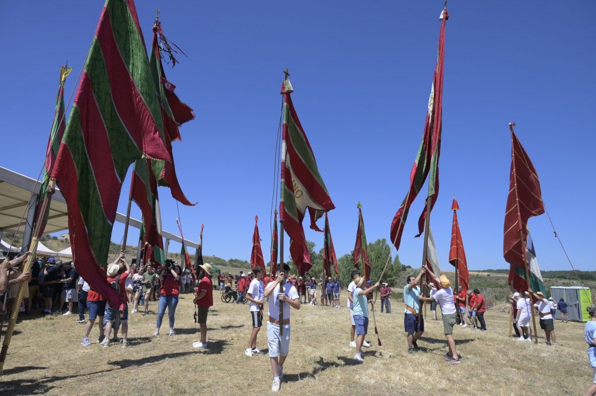 Rueda del Almirante reunió los pendones de la comarca. | MAURICIO PEÑA