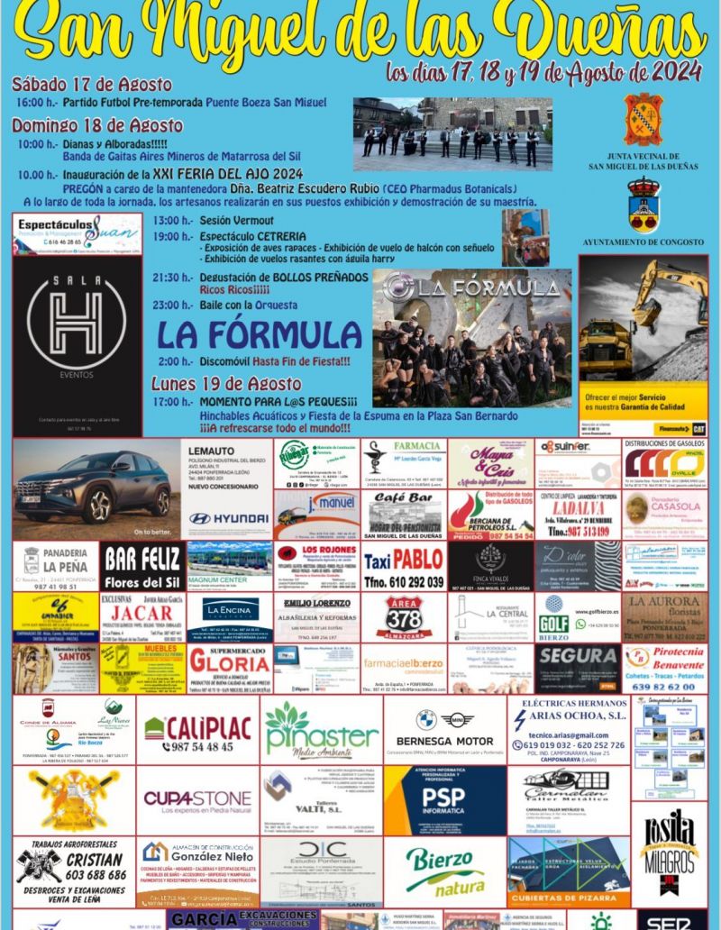 Cartel de las fiestas.