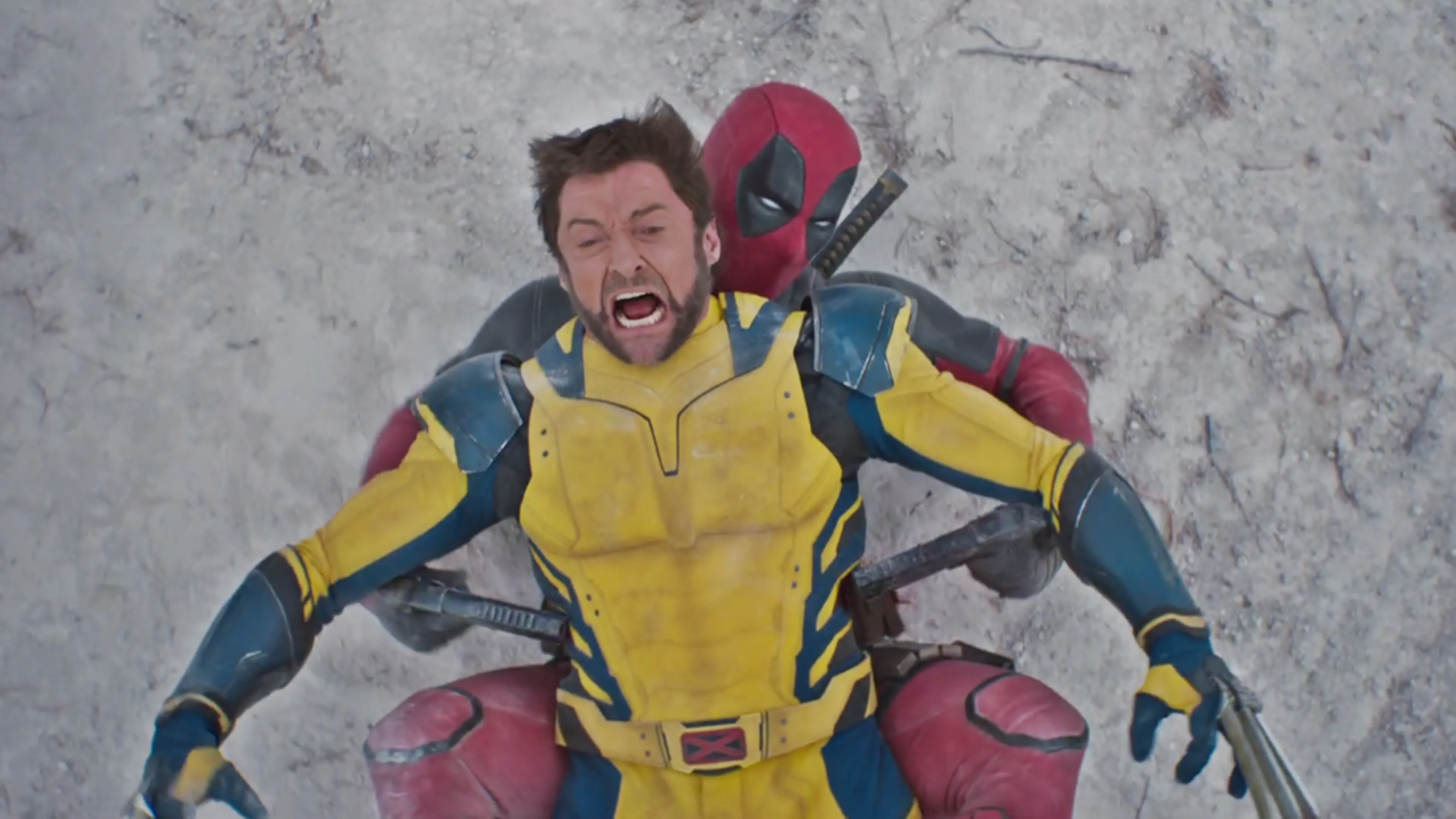 Hugh Jackman y Ryan Reynolds en ‘Deadpool y Lobezno’. | MARVEL