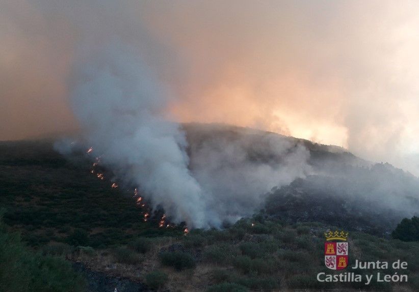 Incendio en Villablino. | JCYL