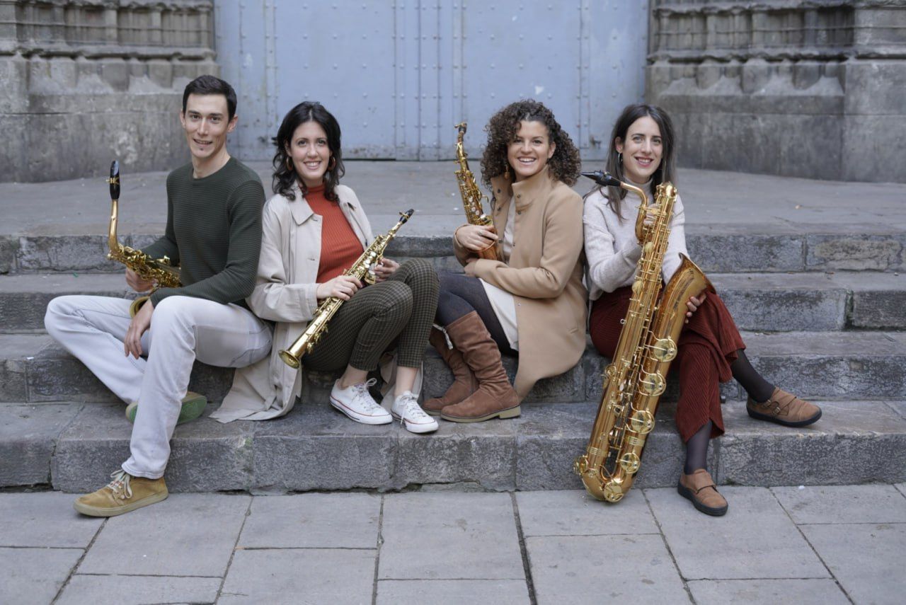 El cuarteto de saxofones Aslan Ensemble.