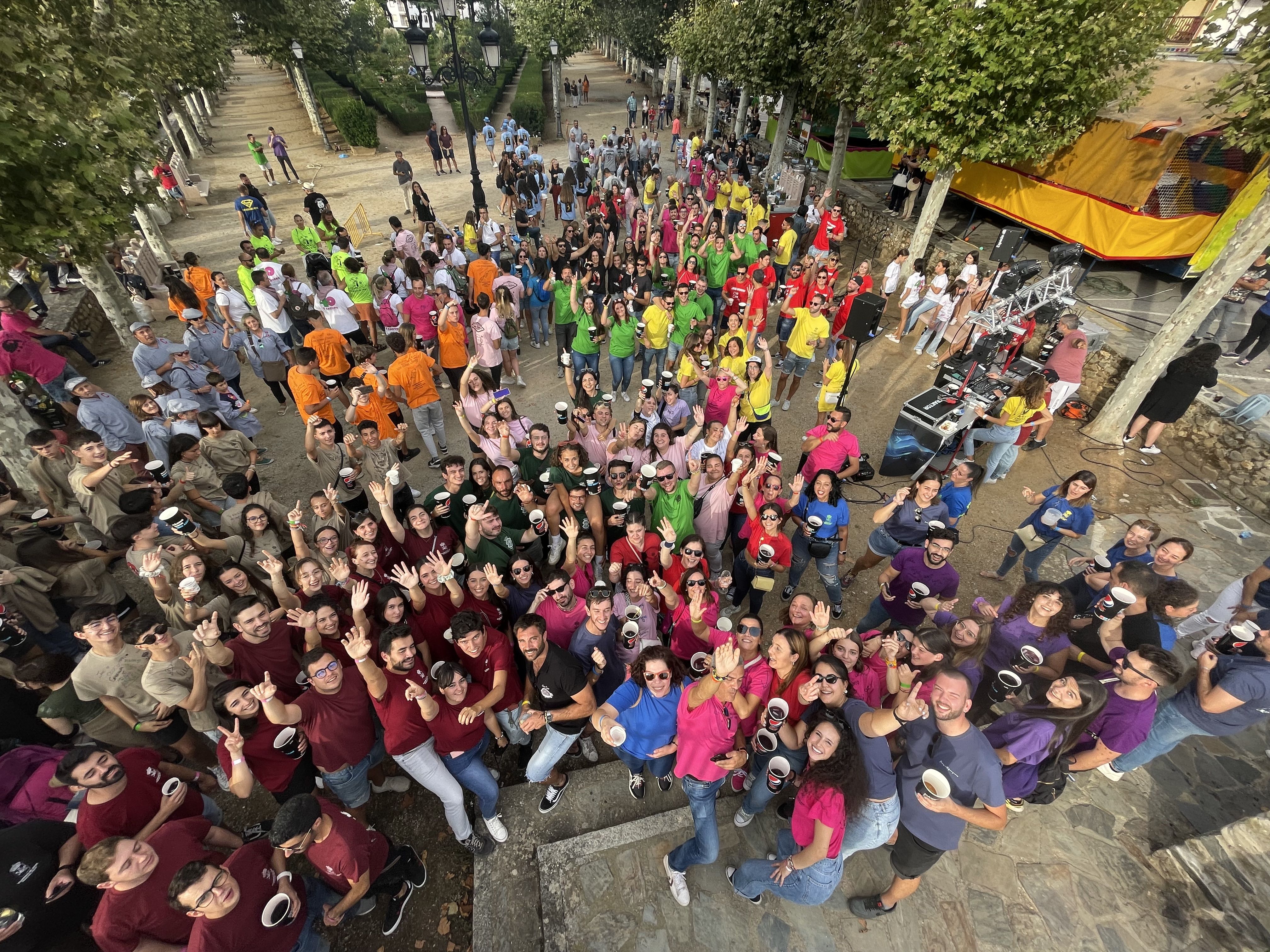 Encuentro de peñas en Villafranca del Bierzo. 