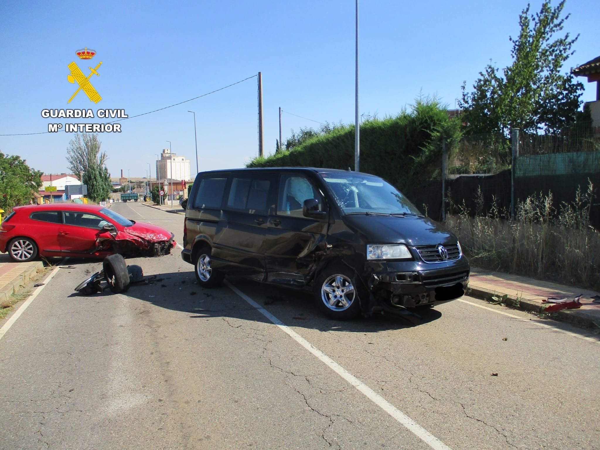 Estado de los vehículos tras el accidente. | L.N.C.