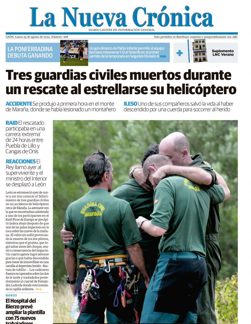 Portada de La Nueva Crónica