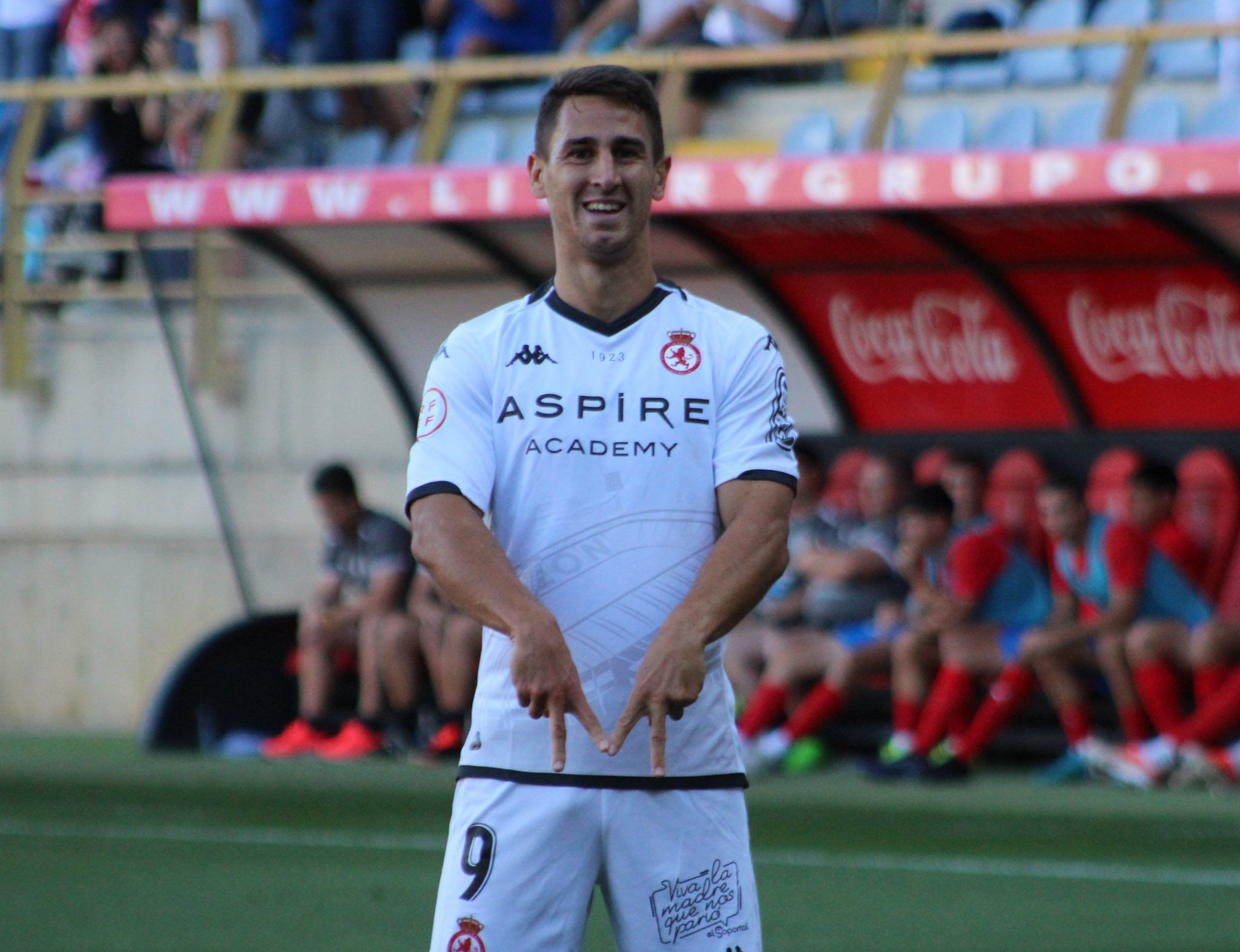 Manu Justo celebra un gol. | CYD