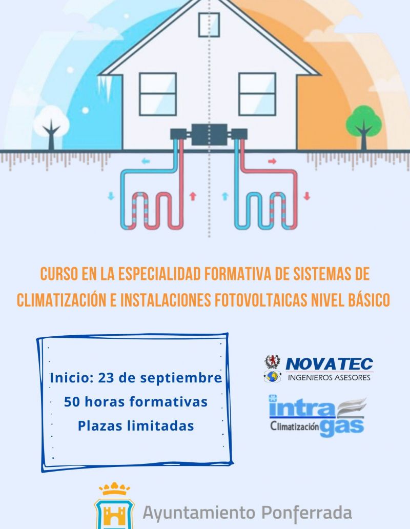 Curso en la especialidad formativa de sistemas de climatización e instalaciones fotovoltaicas nivel básico (1)