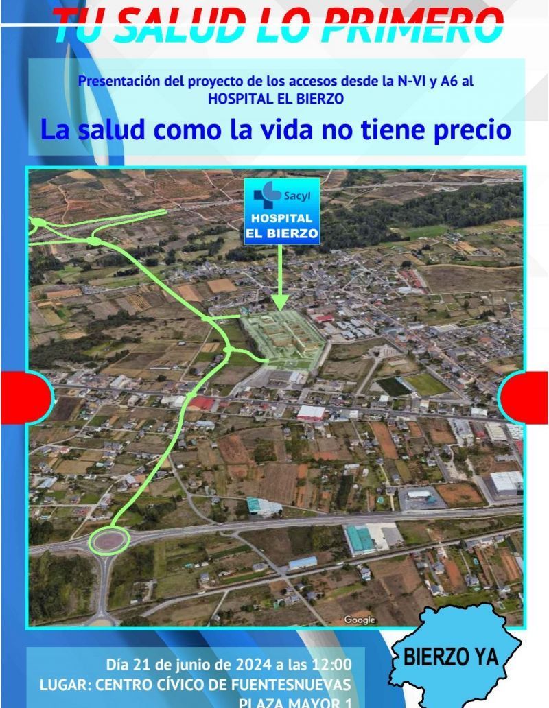 Infografía del proyecto presentado por Bierzo Ya en junio.