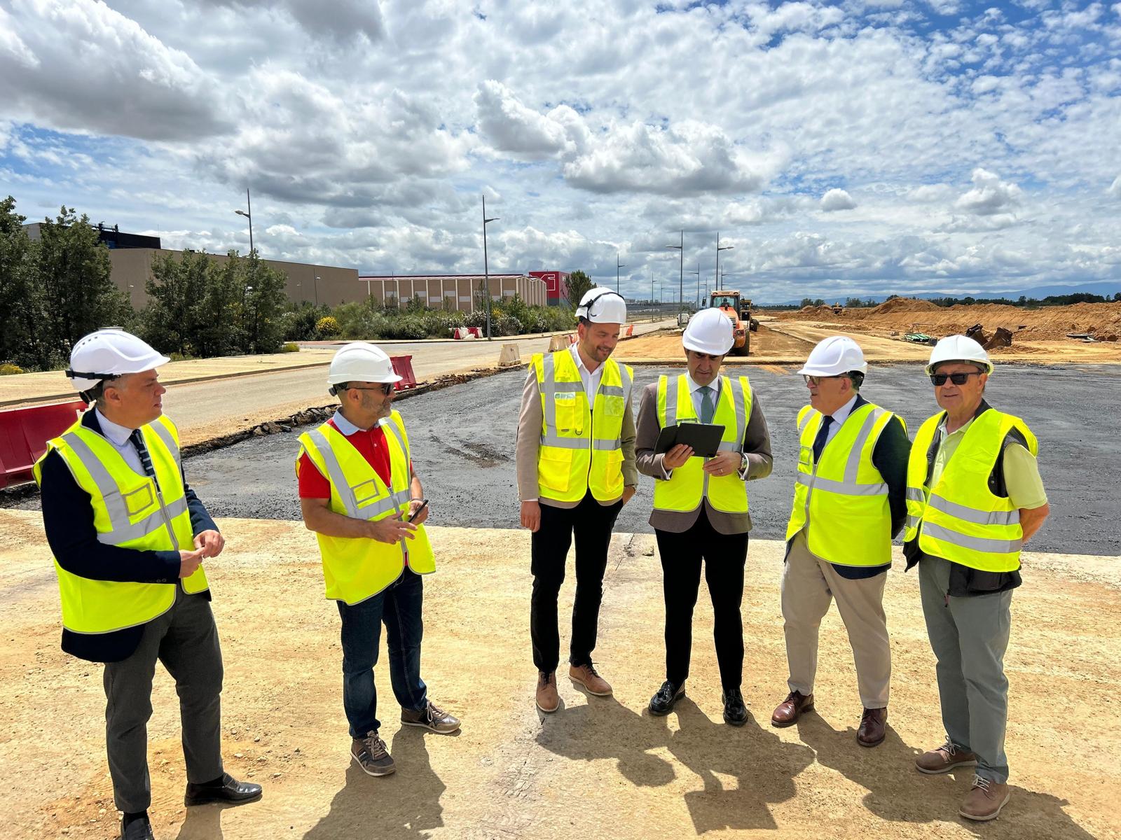 Juan Carlos Suárez-Quiñones visitó las obras de ampliación para comprobar los avances. | JCYL