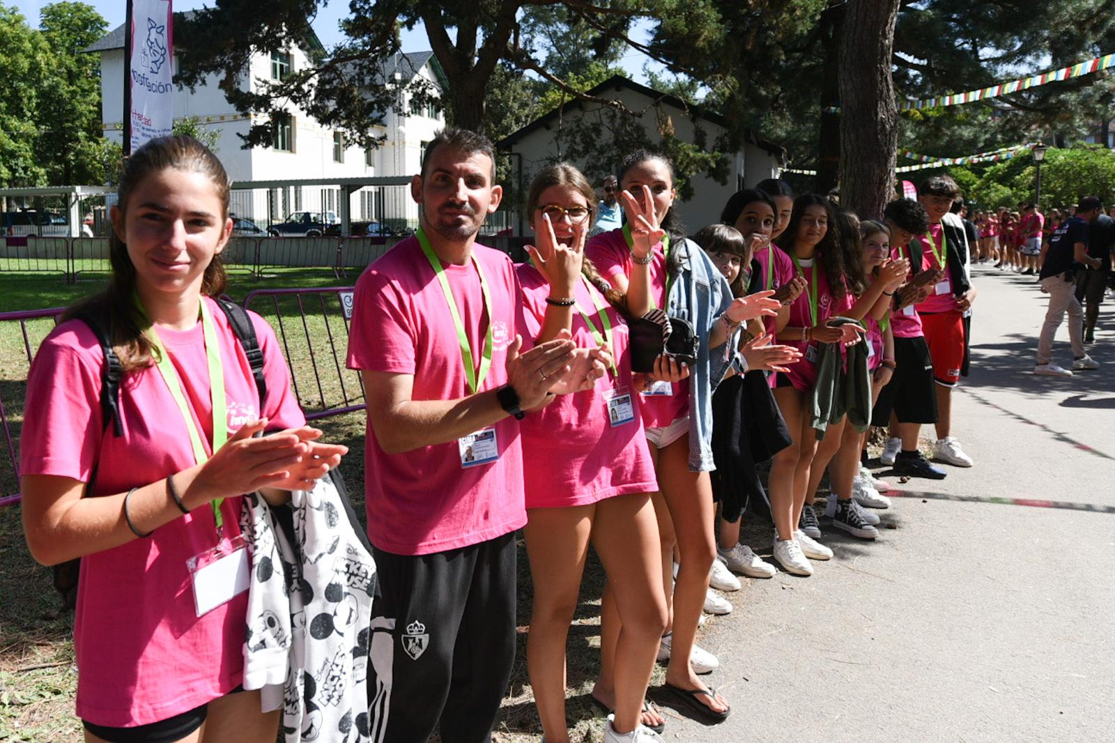 Aplausos de los voluntarios de Cima 2024. | L.N.C.