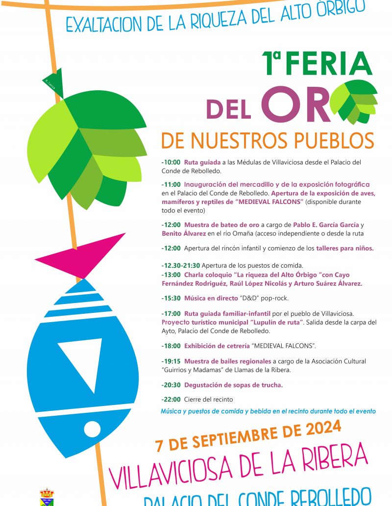 FOTO 1. Cartel feria del oro