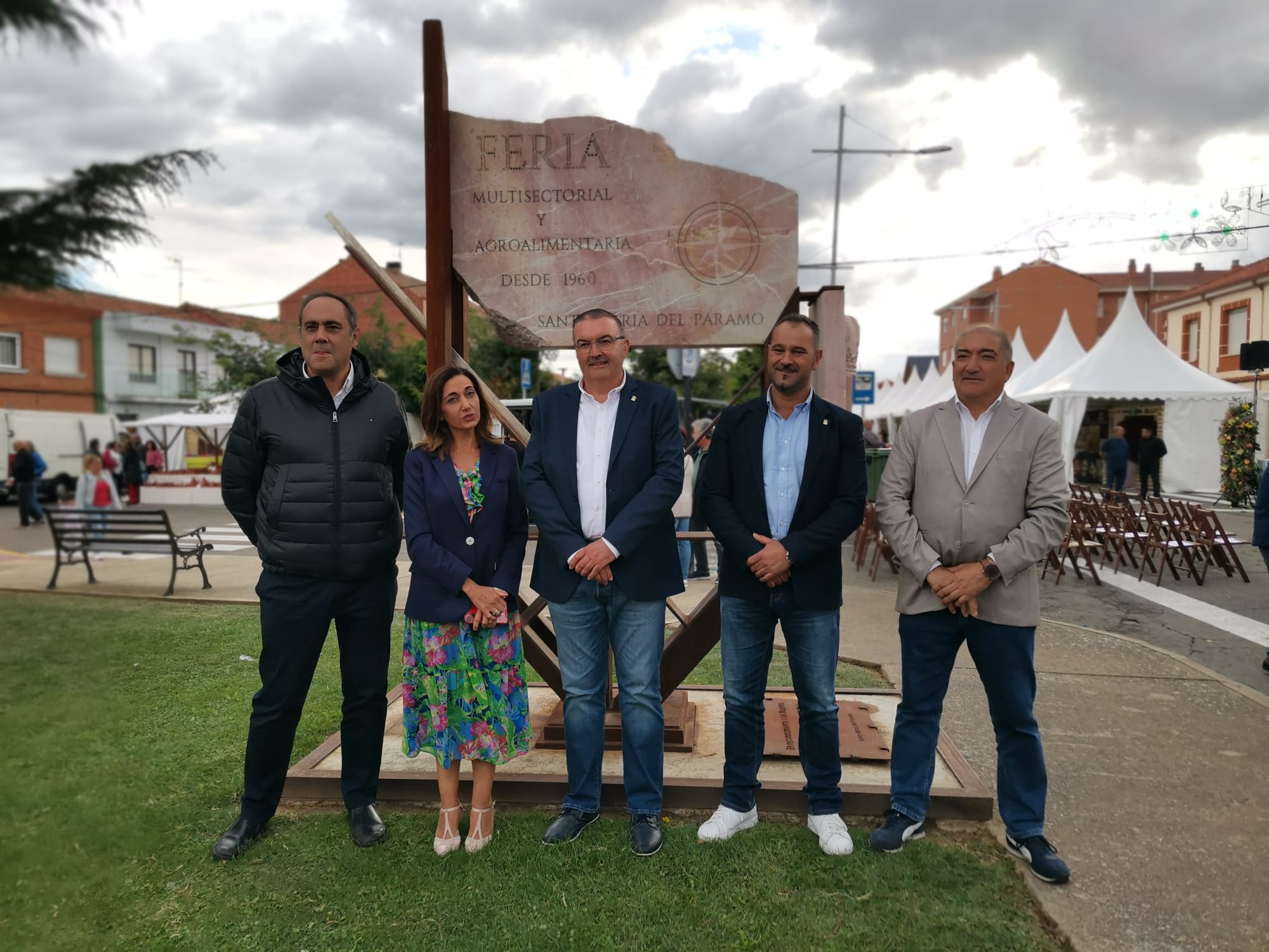 Roberto Aller se encargó de inaugurar la Feria Multisectorial de Santa María.| L.N.C.