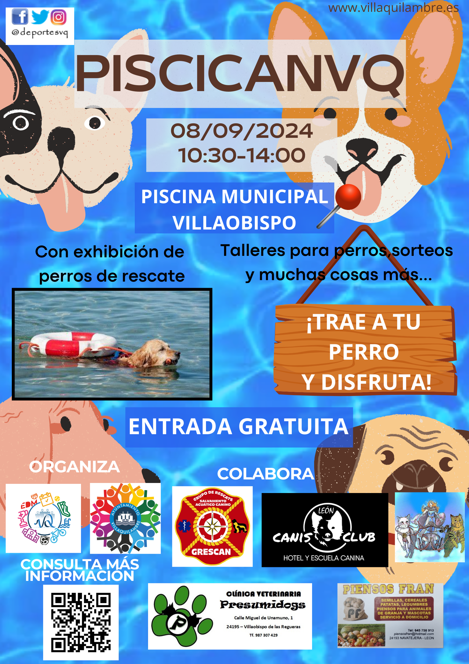 cartel piscinacanvq villaquilambre