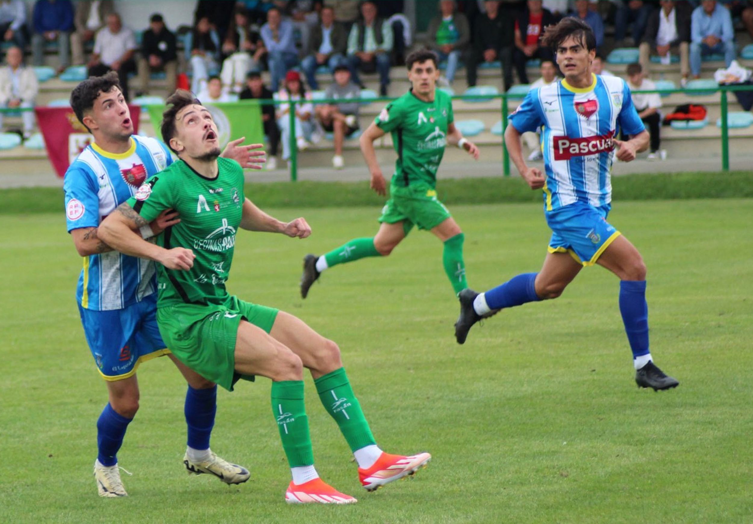 Un lance del choque entre la Arandina y el Astorga. ATLETICOASTORGA