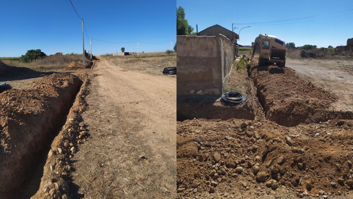 Las obras para llevar el agua potable hasta Conforcos arrancaron el pasado miércoles y finalizarán esta semana. | L.N.C.