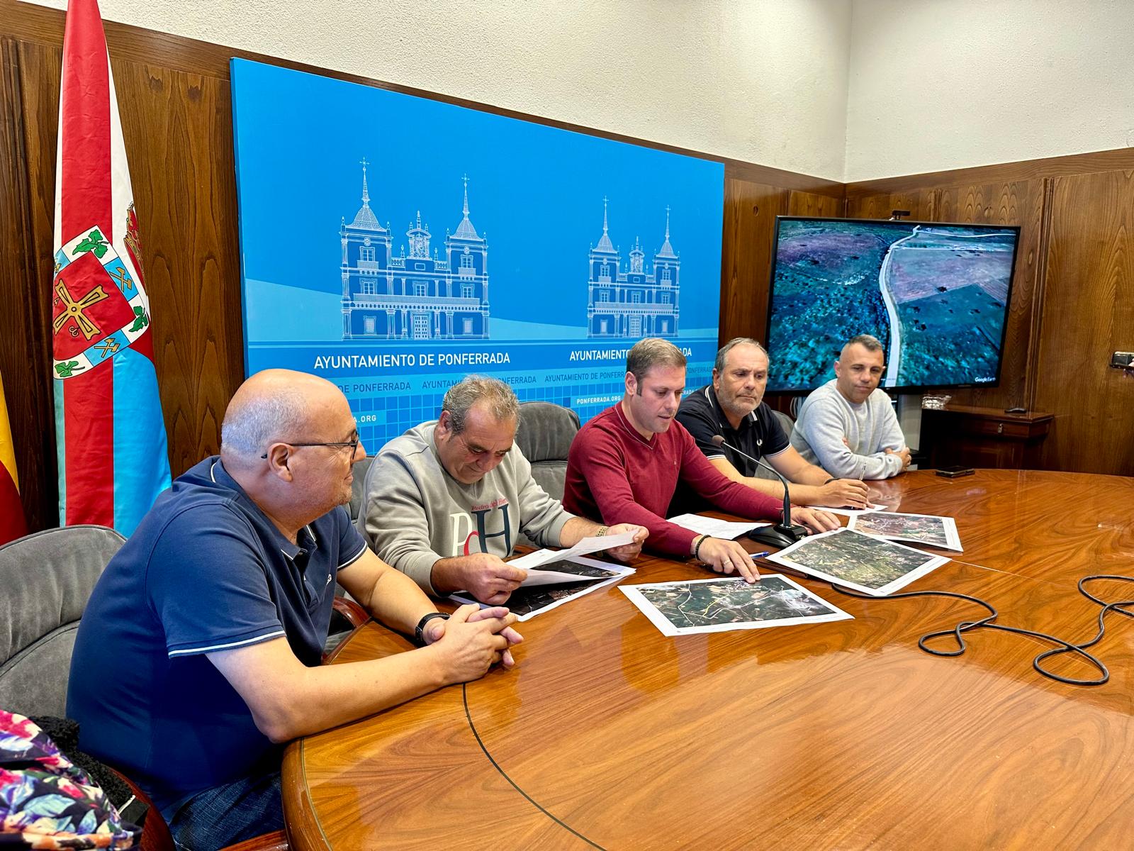 Rueda de prensa del área de Medio Rural en el Ayuntamiento de Ponferrada.