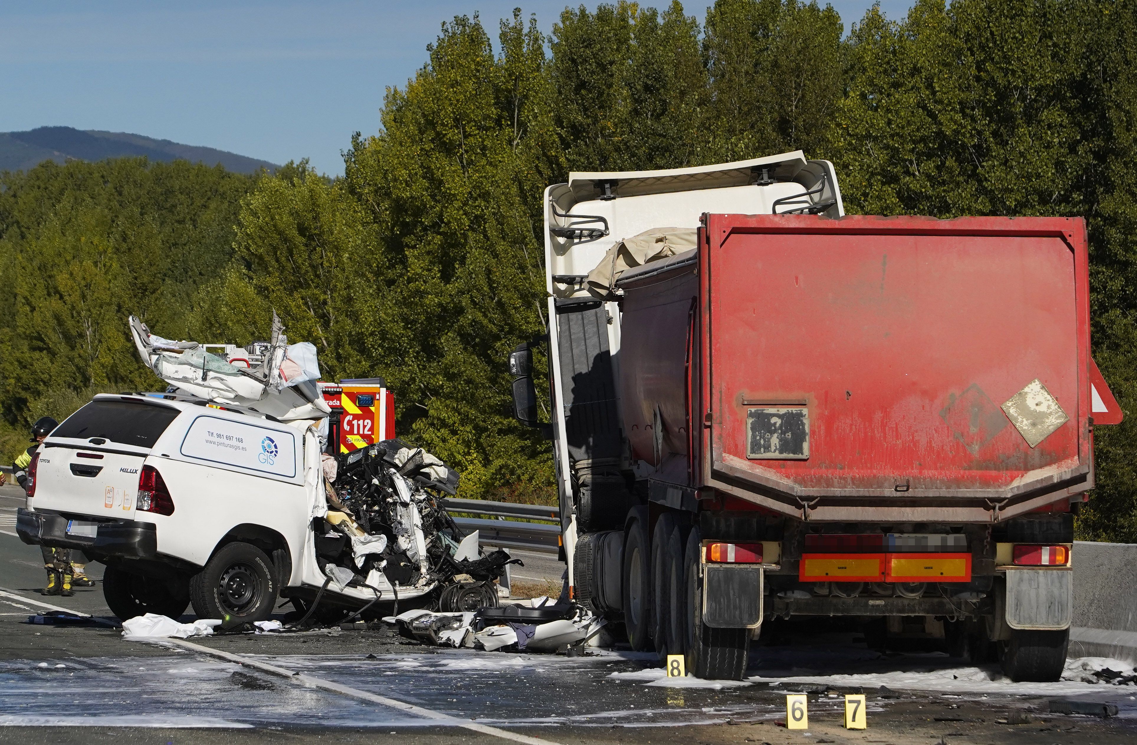 Accidente ocurrido en Carracedelo. | ICAL