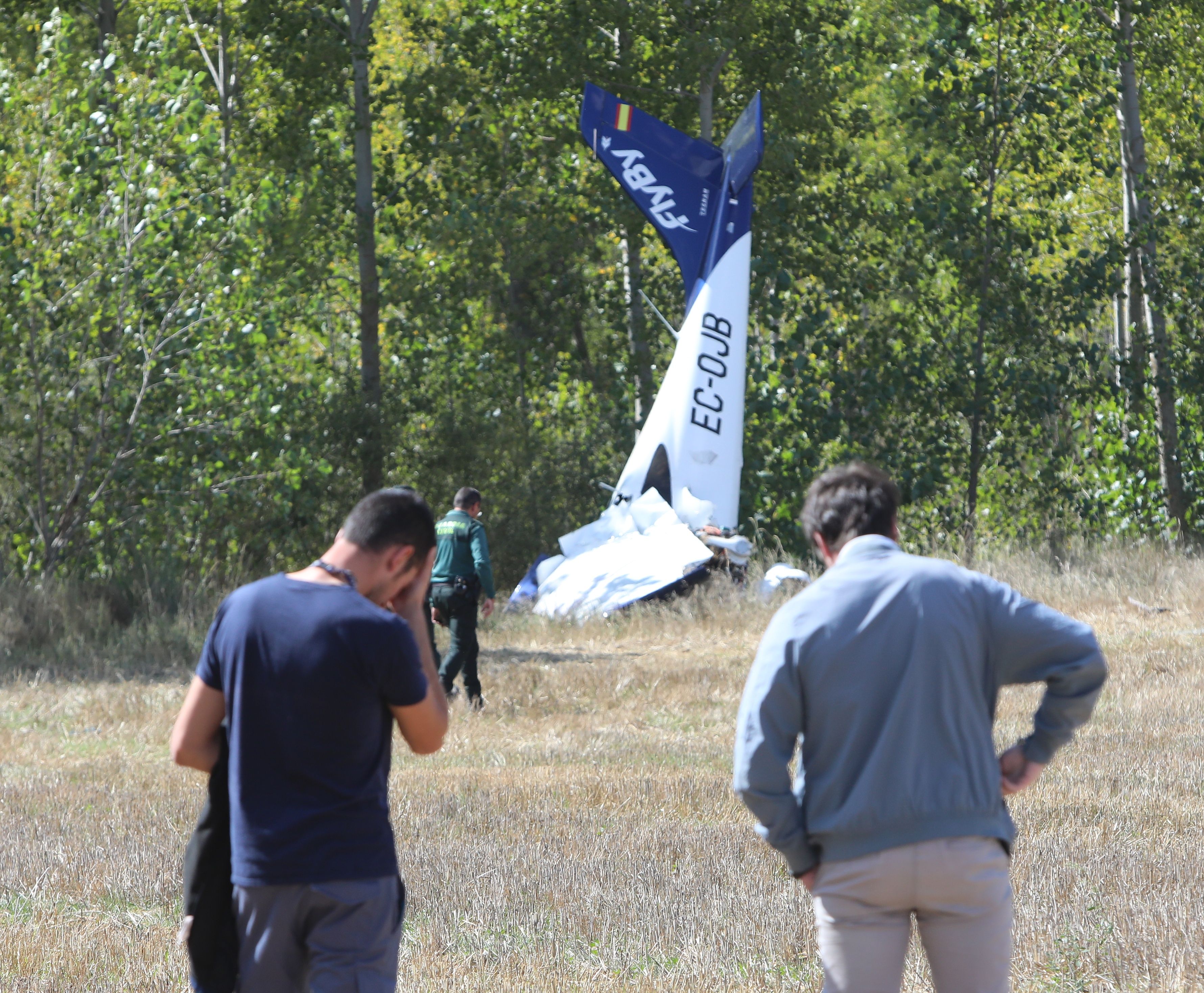 Accidente de una avioneta en prácticas en Abia de las Torres. | BRÁGIMO (ICAL)