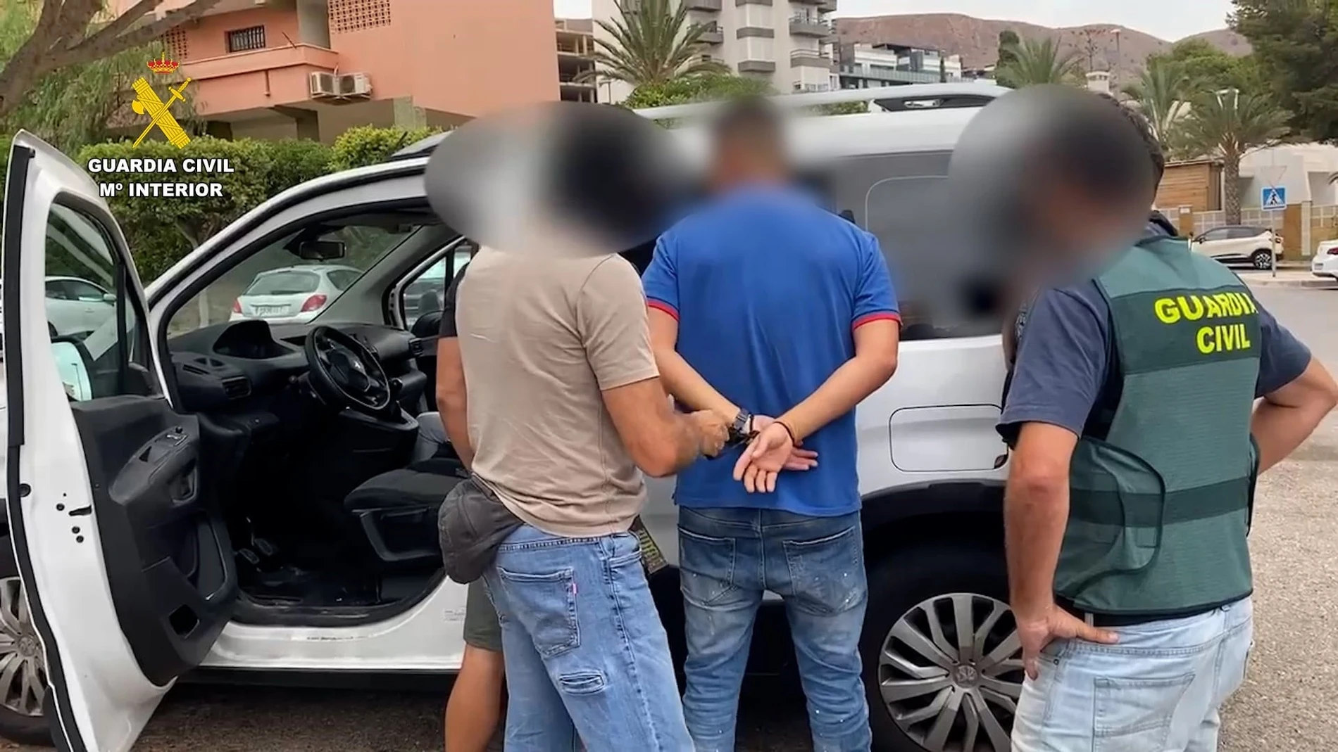 Uno de los detenidos acusados del crimen en Aguadulce. | EUROPA PRESS