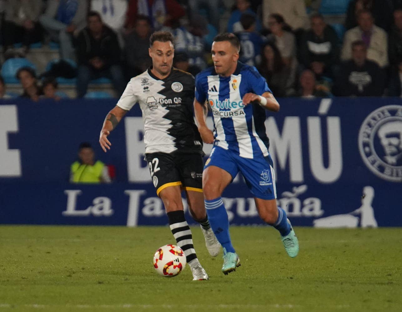 Nóvoa durante la victoria de la Deportiva en El Toralín | SDP