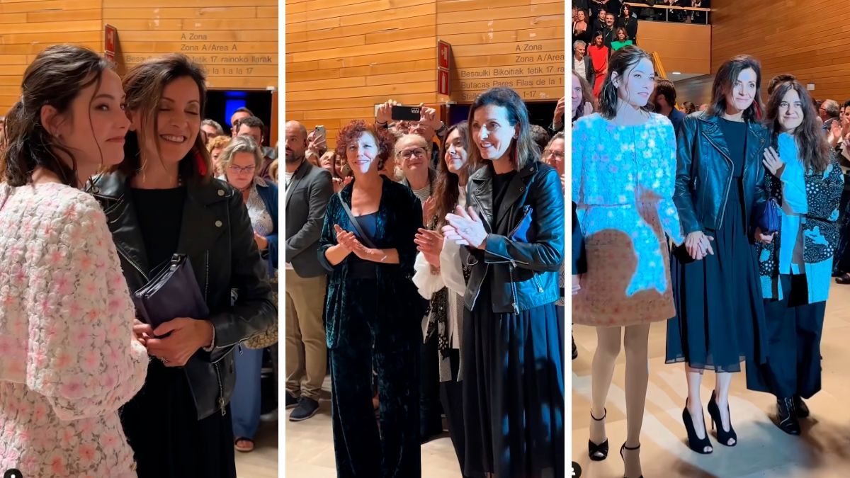 Nevenka Fernández en la premiere de 'Soy Nevenka' en el Festival de Cine de San Sebastián. | @MOVISTARPLUS